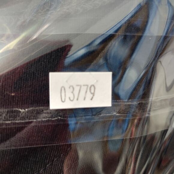 Vintage 80s Accessory Lady Top Womens L Black Fall Applique Embroidered Sequin - Picture 11 of 11